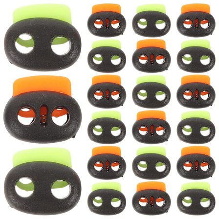 100 stk. fjederlås endeprop i plast