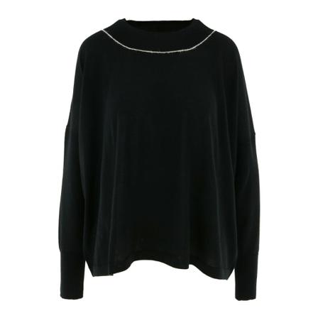 Annette Görtz Round-neck Knitwear , Zwart , Dames , Maat: L Truis