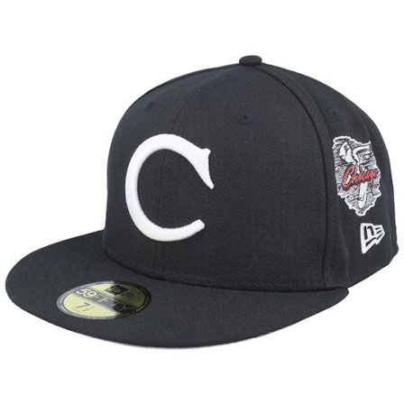 New Era - MLB Černá fitted Kšiltovka - Chicago White Sox MLB Cooperstown Patch 59FIFTY Black/White Fitted @ Hatstore