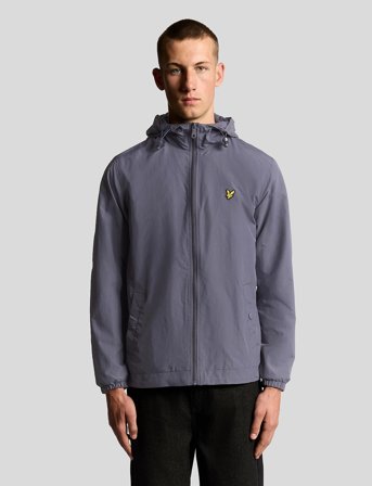 Lyle & Scott Zip Through Hooded Jacket - Grey - M