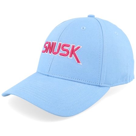 Iconic - Snusk 3d Pink Logo Light Blue Adjustable Adjustable Blue Cap - @ Hatstore