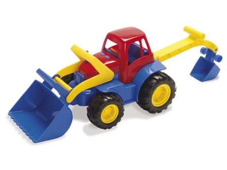 DANTOY Traktorgrävare 50 cm - Lyreco - Skola och förskola - Lekmaterial - Leksaksbilar
