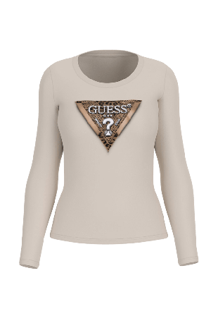 Guess Ls Cn Leo Triangle Tee Tröjor Dam XL