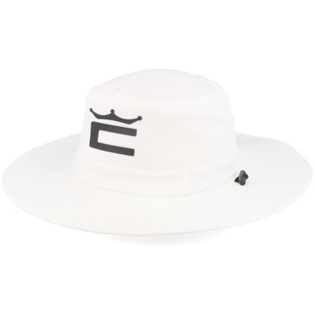 Cobra - Tour Crown Aussie White/Black Bucket Bucket White Hat - @ Hatstore