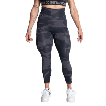 Better Bodies High Waist Leggings, Dark Camo