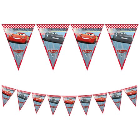 Cars / Bilar Flaggbanderoll - Partyninja.se