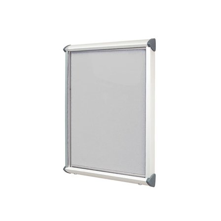Outdoor notice board SHIELD, 1050x752 mm, light grey