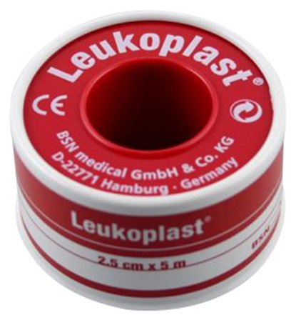 Nygaard Leukoplast tape 5 m x 1,25 cm, Medicin & Pleje, Plastre, Sårplastre