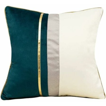 Randig Patchwork Sammetskuddeöverdrag Soffa Vardagsrum Sovrum Bil