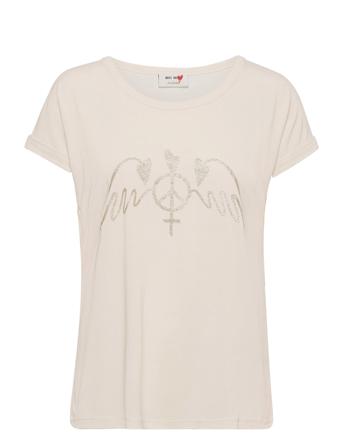 Alba Ss Tee T-shirts & Tops Short-sleeved Kermanvärinen MOS MOSH