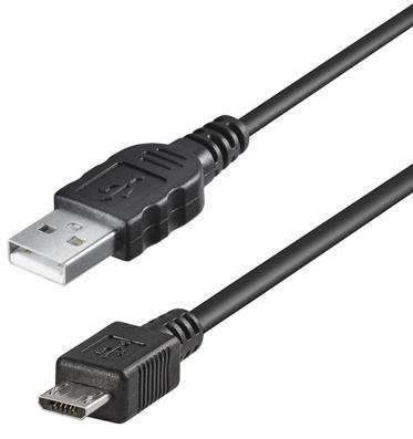 Goobay USB to Micro USB cable 1,0m black (retail)