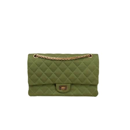 Chanel Vintage - Vintage Väskor - Grön - Dam - Storlek: One Size, Dam, Storlek: ONE SIZE