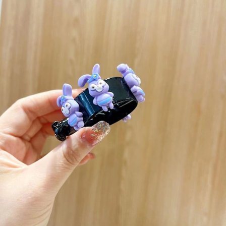 Tjejer sommar hårklämma hårkort Stella Lou hästsvansklämma