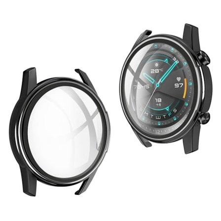 Huawei Watch GT 2 46mm glaserad durbale-ram - Svart