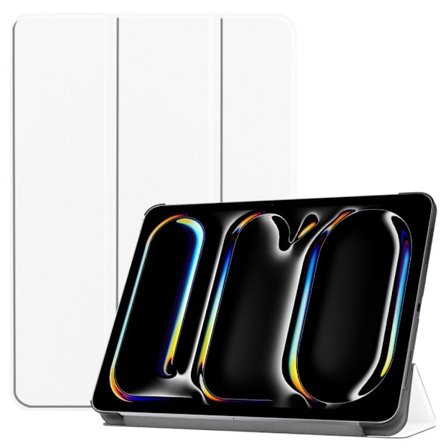 iPad Pro 11" 2024 Tri-fold Fodral med Auto Wake / Sleep - Vit