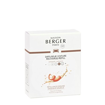 Maison Berger Paris Diffuseur Voiture Recharge Pétillance Exquise - Profumo per Automobile