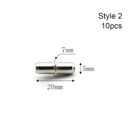 10 stk/pakning Hyllestøtte Panelholder 10 STK STYLE 2 10 STK STYLE