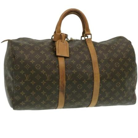 Louis Vuitton Vintage, Pre-owned Keepall Bruin, Dames, Maat:ONE Size