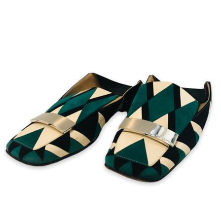 Salvatore Ferragamo Pre-owned Flats Grøn, Dame Vintage Sko, Størrelse: 36 EU