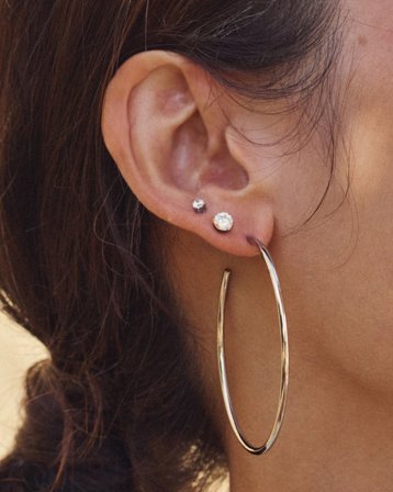 Edblad Crown Studs Steel Sølvfarget Smykker Jente - Kids Brand Store