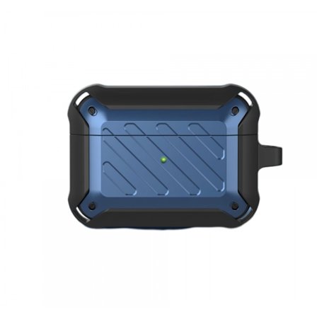 Fodral för AirPods 3:e generationen, stötsäkert Airpods 3-skyddsfodral med nyckelring, Apple-laddningsfodral för män (blått)