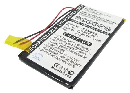 Batteri til mediespiller for Archos Gmini 400, Gmini 402, Gmini 402CC osv.