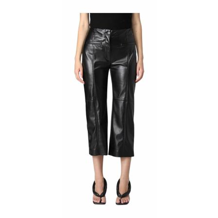 Liviana Conti Leather Bukser Sort, Dame Læderbukser
