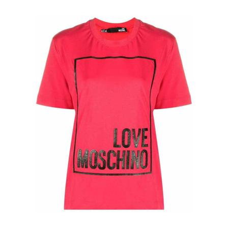 Love Moschino T-Shirts Rød, Dame