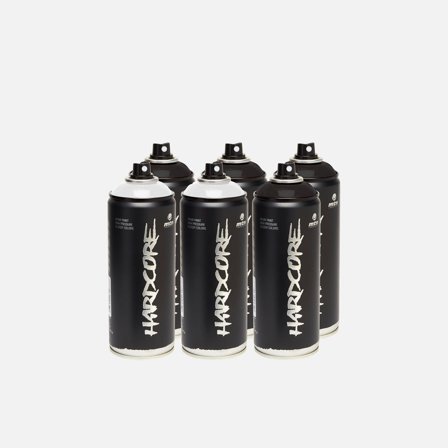 Montana Hardcore 400 ml Black & White 6 Pack