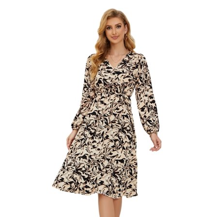 Kvindes Solid Farvet Silke Halter Plus Size Split Kjole