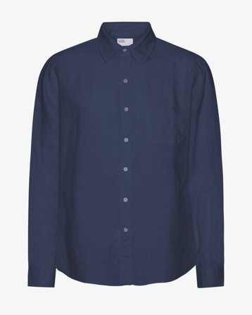 Linen Shirt - Marine Blue - Male - 2XL