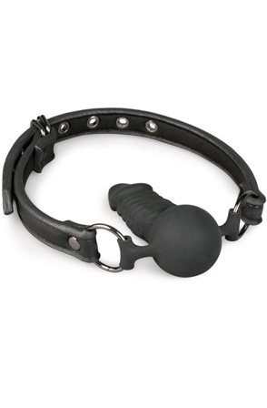 Easytoys Knebel mit Silikon-Dildo