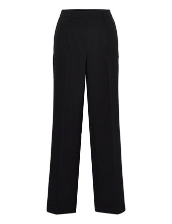 29 The Tailored Pant Suoralahkeiset Housut Musta My Essential Wardrobe