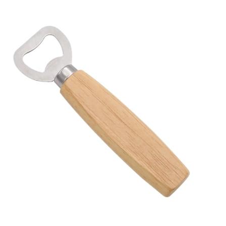 Treflaskeåpner i tre med bærbart ølflaskeåpner for fest, bar, hjem, pub, kjøkken, flaskeåpner