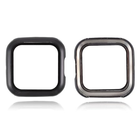 Fitbit Versa 2 shiny frame with tempered glass cover - Black