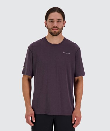 Men's Oversized T-Shirt plum / XL