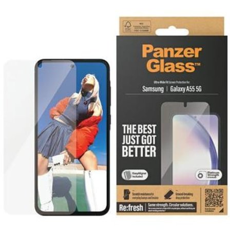 Samsung Galaxy A55 PanzerGlass Ultra-Wide Fit Skärmskydd - 9H