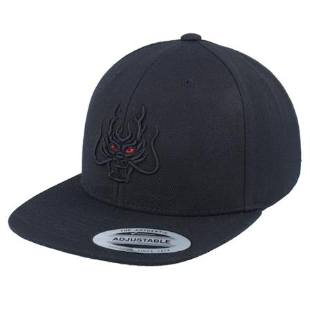 Kiddo Cap - Kids Loong Dragon 3d Black/Black Snapback Snapback Black Cap - @ Hatstore