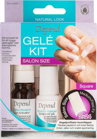 Depend Gelekit Salon Size, Makeup, Negle, Gelénegle