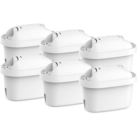 Sertifisert filtererstatning for Brita Maxtra Pro All in 1 Maxtra Plus vannfilterpatron kompatibel med Brita Marella filterkanne 6
