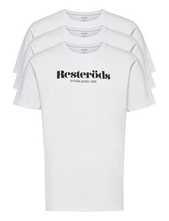 T-Shirt W. Print Rs White Resteröds