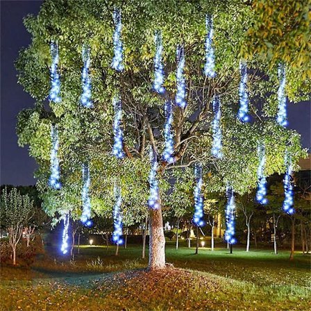 Meteorskur-regnlys for utendørs hengende fyrverkeri