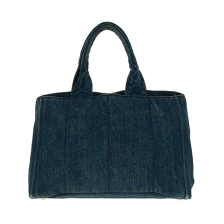 Prada Vintage, Tote Bags Blauw, Dames, Maat:ONE Size