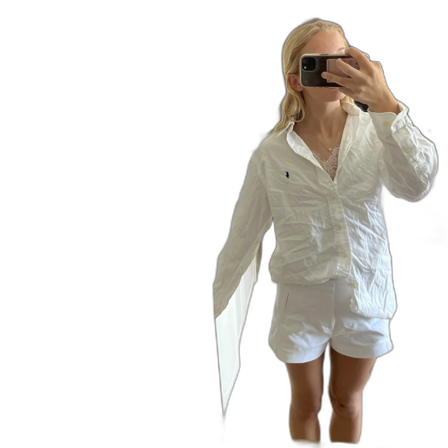 vit skorta från polo ralph lauren