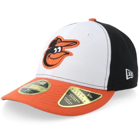 New Era - MLB Vit Keps - Baltimore Orioles Lc Acperf Low Profile Hm 2017 White/Black/Orange Fitted @ Hatstore