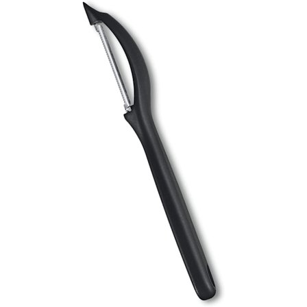 Universaali kuorimaveitsi, hedelmille ja vihanneksille, erittäin terävä, sahalaitainen