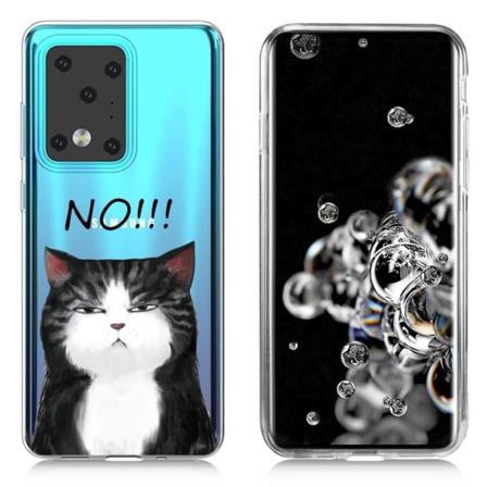 Deco Samsung Galaxy S20 Ultra skal - Katt Svart