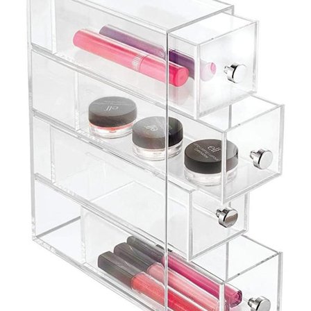 Skuffer Skuffe Tårn, Badeværelseshylde med 4 Skuffer til Kosmetik & KLB