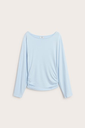 Kappahl | Langermet topp med sommerfuglermer | Blå