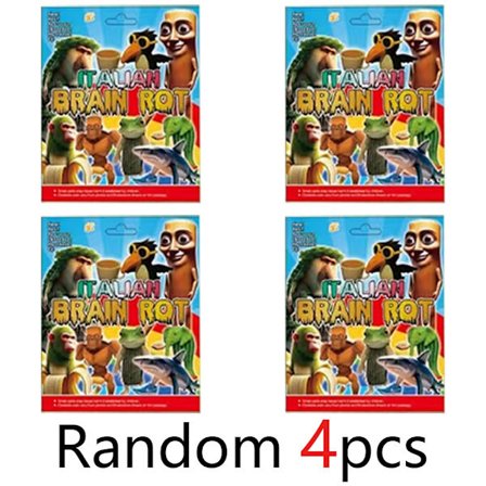 Italian Brainrot AI Eläimet Tung Tung Tung Sahur Figuuri Tralalelo Tralala Figuriininukke Lelu Työpöytä Koriste Malli Ornamentti Lahja